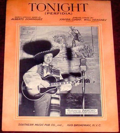 1940 edition of PERFIDIA with ASCAP lyric.