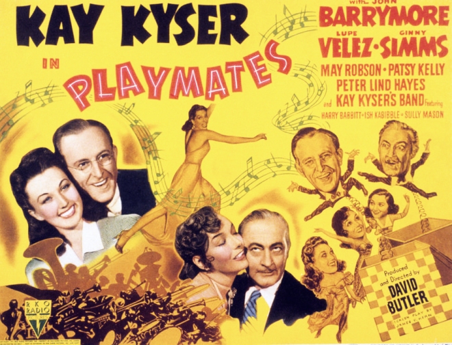 gm playmates-john-barrymore-kay-kyser-everett